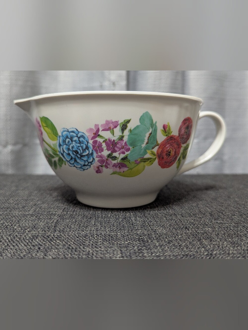 Pioneer Woman 2 Cup Small Mini Melamine Batter Mixing Bowl Red Floral  Prep